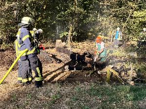 Bild: Vegetationsbrand zwischen Dirmingen und Berschweiler