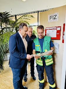 Bild: Große Evakuierungsübung im Haus Hubwald