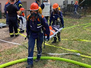 Bild: Jahreshauptübung der Kinder- und Jugendfeuerwehr Feuerwehr Eppelborn