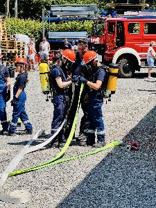Bild: Jahreshauptübung der Jugendfeuerwehr