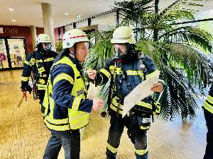 Bild: Große Evakuierungsübung im Haus Hubwald