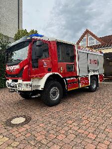 Bild: Das neue LF 10 für den Löschbezirk Wiesbach (Foto: Gemeinde Eppelborn)