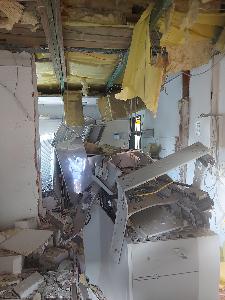 Bild: Große Schäden im Inneren des Gebäudes