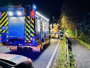 Bild: Schwerer Verkehrsunfall auf der L112 bei Wustweiler – Fahrer schwer verletzt