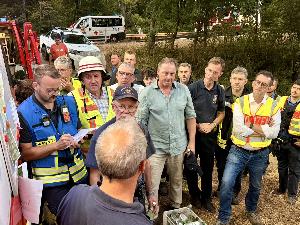 Bild: Feuerwehr Eppelborn unterstützte bei großem Waldbrand bei Ottweiler