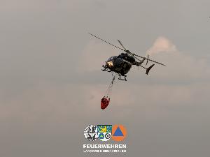 Bild: Waldbrand im Hosterwald: 78 Stunden gemeinsam gegen die Flammen