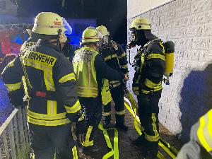 Bild: Brand eines Terrassenanbaus "Auf Der Hohl"
