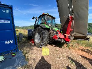 Bild: Auslaufender Dieselkraftstoff am Solarpark in Dirmingen