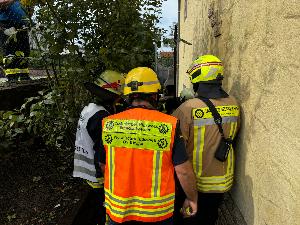 Bild: Dachstuhlbrand in der Illtalstraße