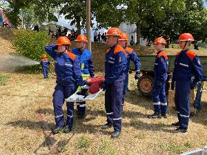 Bild: Jahreshauptübung der Kinder- und Jugendfeuerwehr Feuerwehr Eppelborn