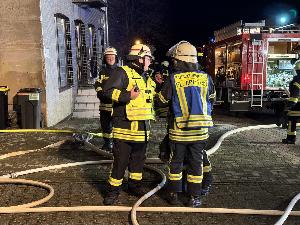 Bild: Zimmerbrand in der Kirchenstraße