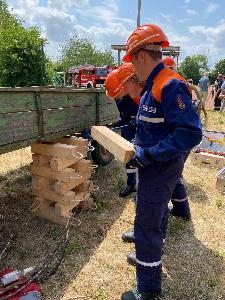 Bild: Jahreshauptübung der Kinder- und Jugendfeuerwehr Feuerwehr Eppelborn
