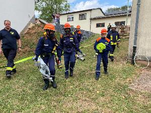 Bild: Jahreshauptübung der Kinder- und Jugendfeuerwehr Feuerwehr Eppelborn