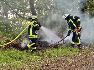Bild: Brand im Wald zwischen Dirmingen und Berschweiler
