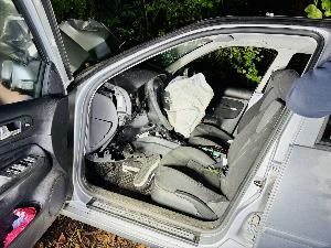 Bild: Schwerer Verkehrsunfall auf der L112 bei Wustweiler – Fahrer schwer verletzt