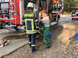 Bild: Vegetationsbrand zwischen Dirmingen und Berschweiler