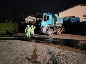 Bild: Der CSA Trupp kommt von seinem "Einsatz" zurück