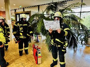 Bild: Große Evakuierungsübung im Haus Hubwald