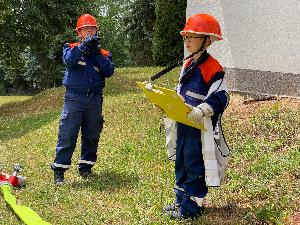 Bild: Jahreshauptübung der Kinder- und Jugendfeuerwehr Feuerwehr Eppelborn