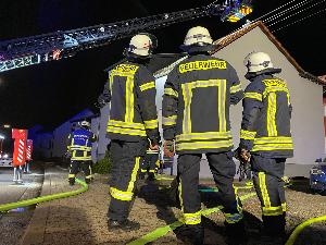 Bild: Kaminbrand in der Steinackerstraße