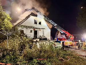 Bild: Wohnhausbrand in Dirmingen
